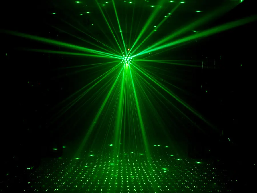 Eurolite Akku B-40 LED Beam Effect Black RGBW Strobe RG Laser AirW 2.4GHz 