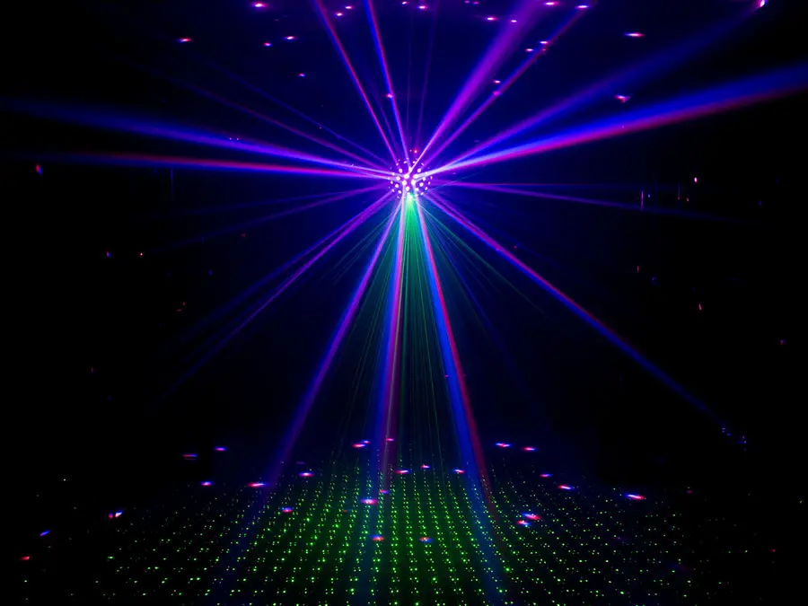 Eurolite Akku B-40 LED Beam Effect Black RGBW Strobe RG Laser AirW 2.4GHz 