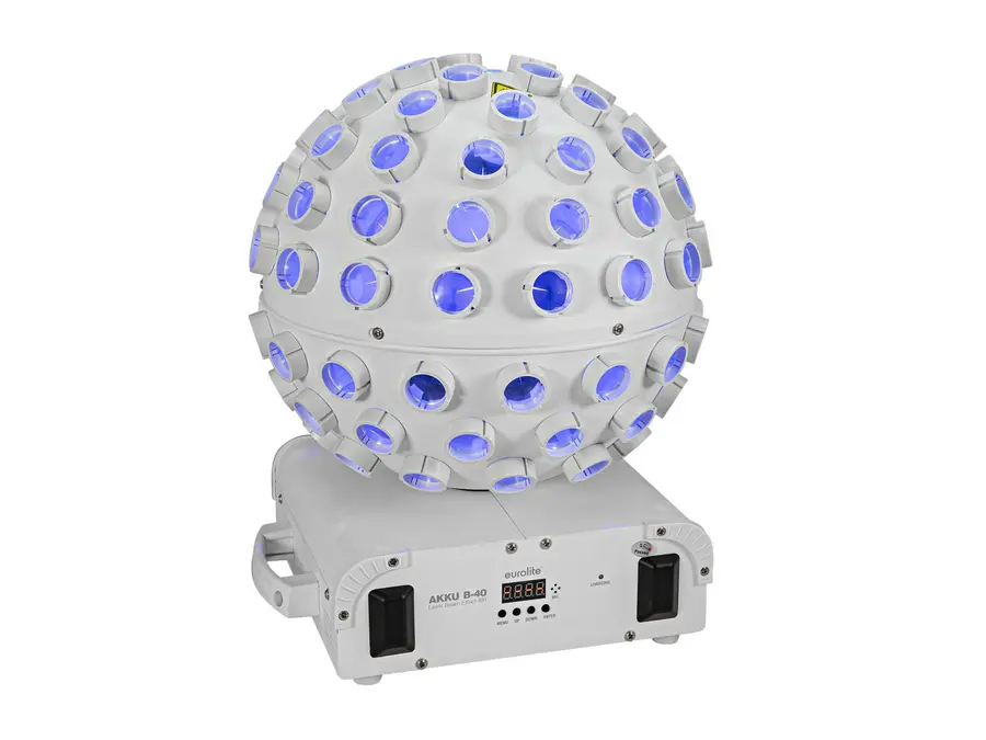 Eurolite Akku B-40 LED Beam Effect Wh White RGBW Strobe RG Laser AirW 2.4GHz 