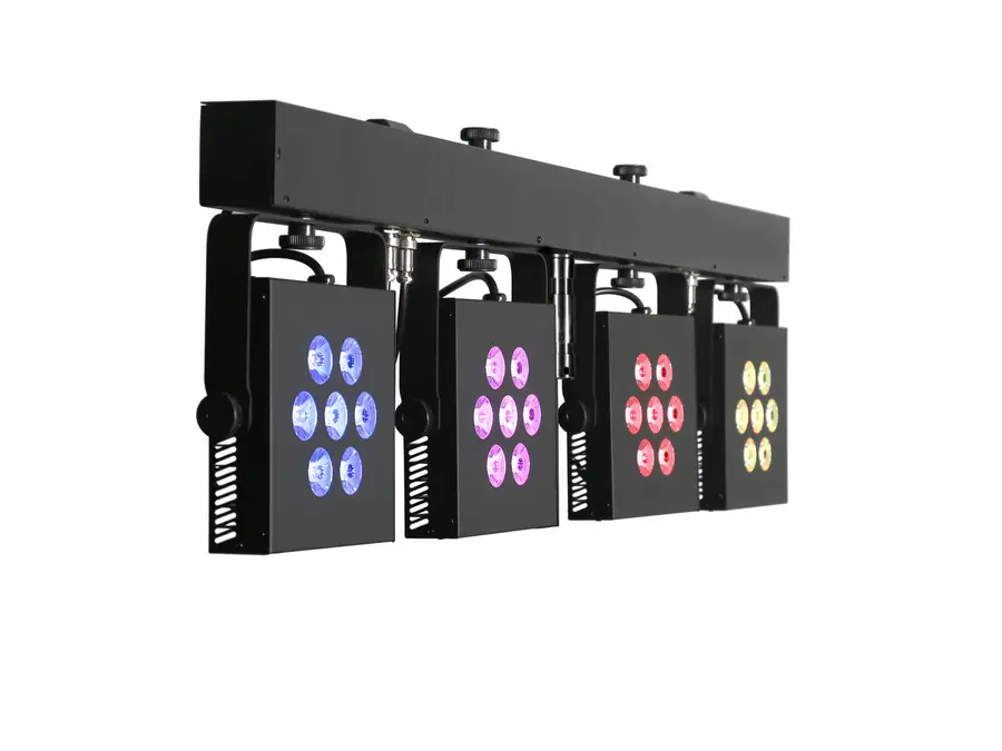 Eurolite LED KLS-3002 MK2 Compact Set Lighting Strip 4x 6in1 RGBAW/UV Spots 