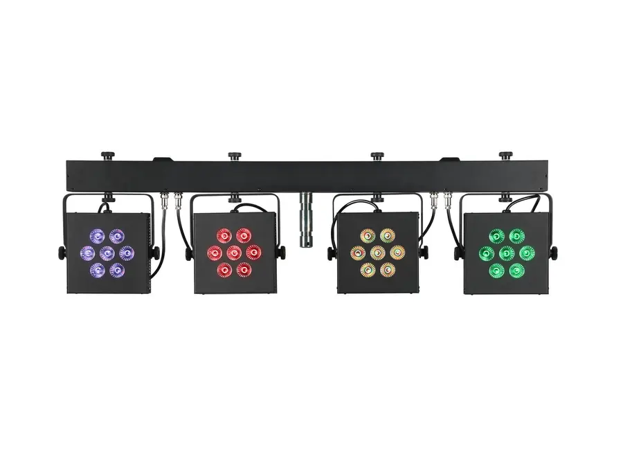 Eurolite LED KLS-3002 MK2 Compact Set Lighting Strip 4x 6in1 RGBAW/UV Spots 