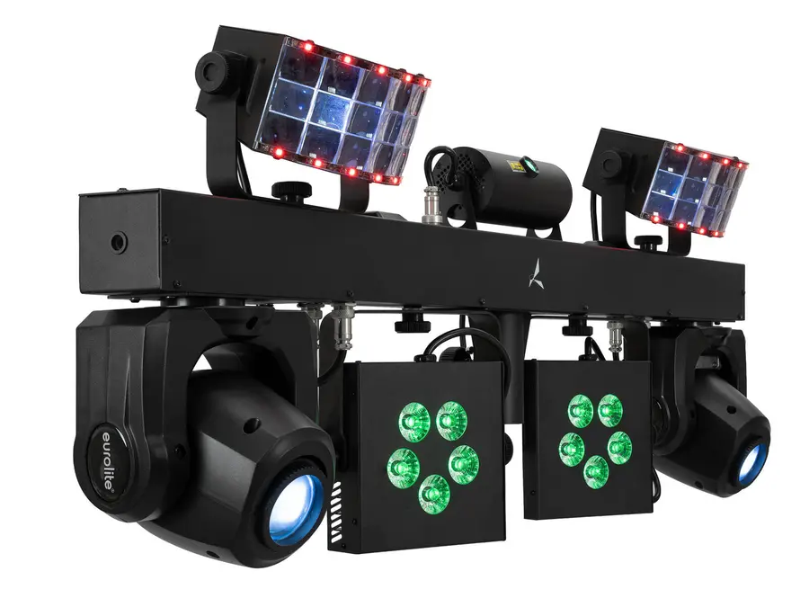 Eurolite LED KLS Move FX Compact Set Lighting Strip Bars Derbies Lasers 