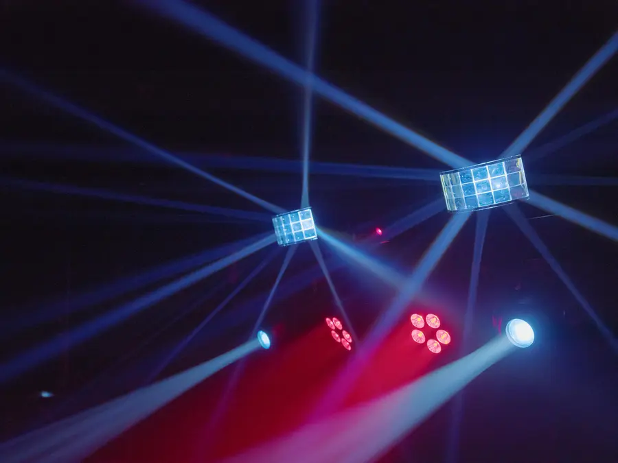 Eurolite LED KLS Move FX Compact Set Lighting Strip Bars Derbies Lasers 