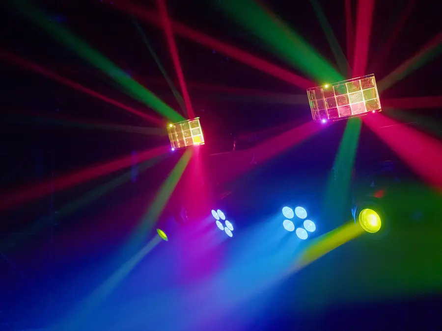 Eurolite LED KLS Move FX Compact Set Lighting Strip Bars Derbies Lasers 
