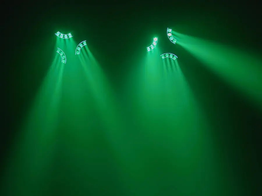 Eurolite LED BREAKDANCE Beam Effect Spectacular RGBW Light 3 Rotating Arms 