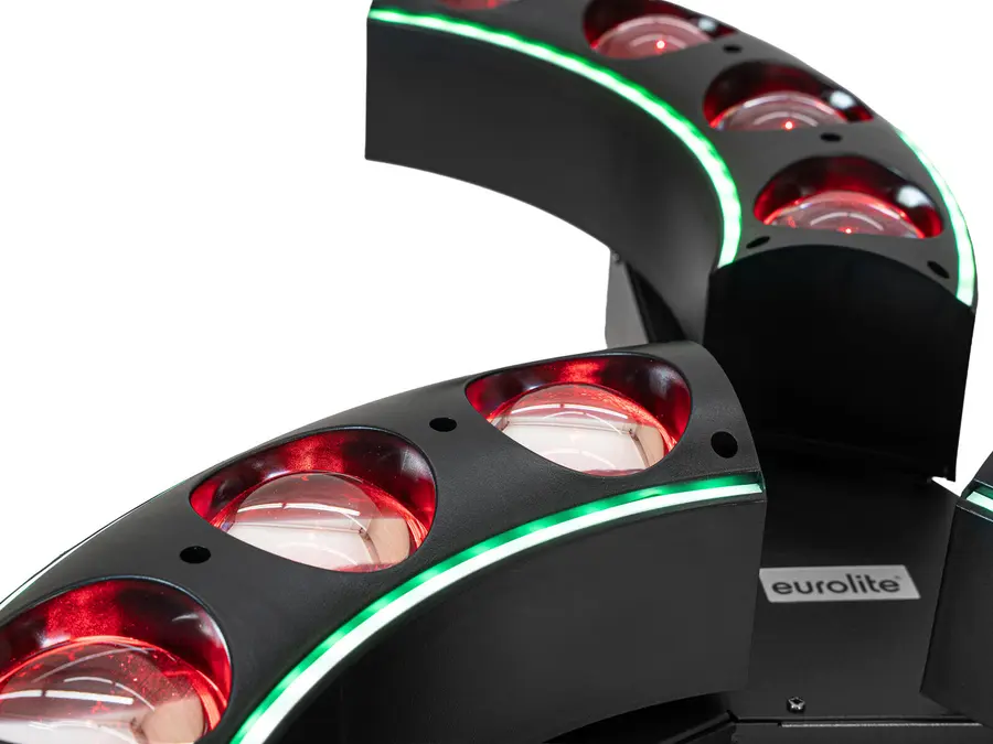 Eurolite LED BREAKDANCE Beam Effect Spectacular RGBW Light 3 Rotating Arms 