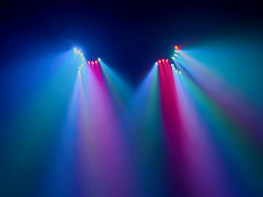 Eurolite LED BREAKDANCE Beam Effect Spectacular RGBW Light 3 Rotating Arms 
