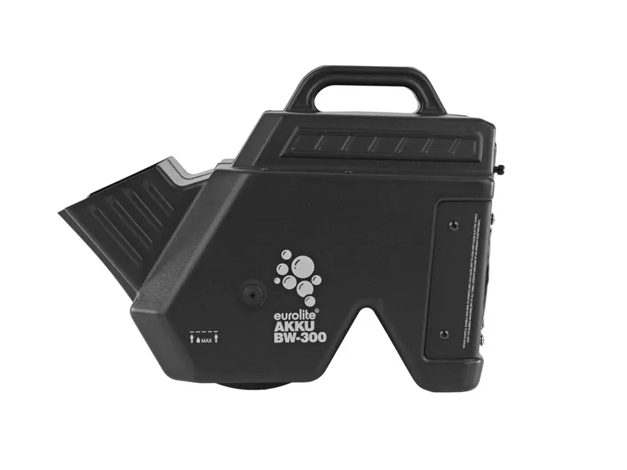 Eurolite Akku BW-300 Bubble Machine Mobile Dual Wheel DMX Wireless Timer 5h 