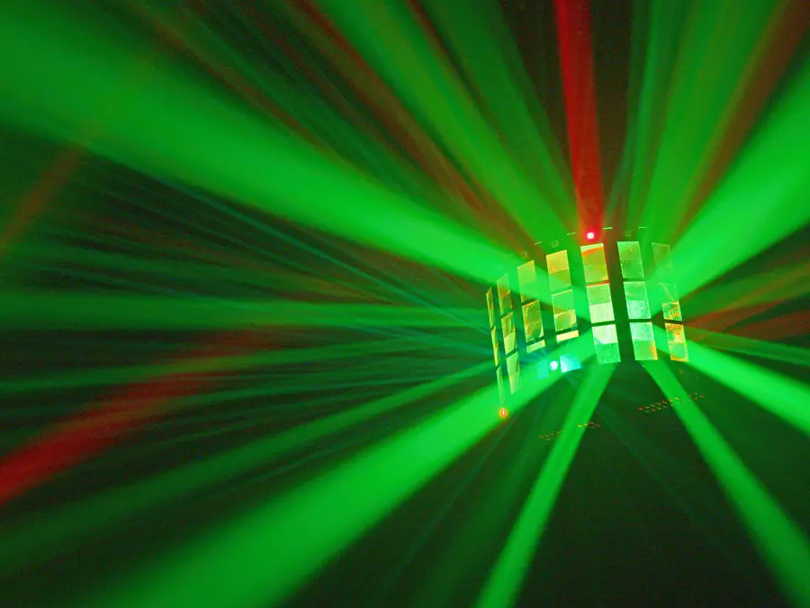 Eurolite LED Laser Derby MK3 AIR DMX Light Effect RG Laser Rotating 