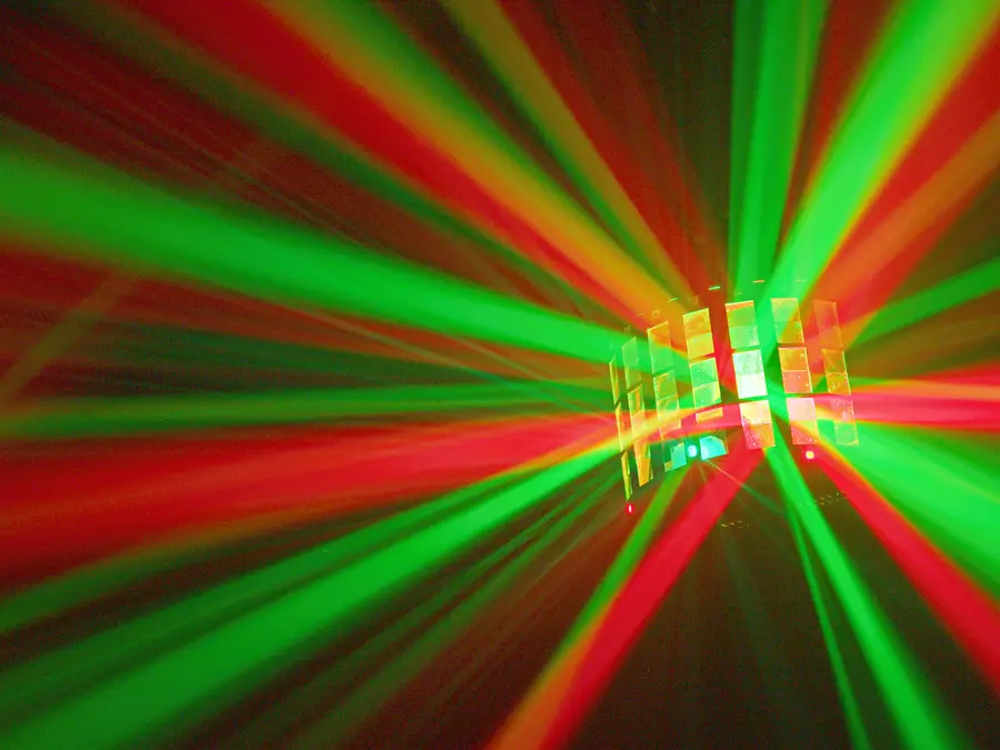 Eurolite LED Laser Derby MK3 AIR DMX Light Effect RG Laser Rotating 