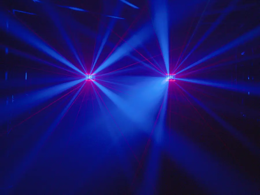 Eurolite LED Laser Derby MK3 AIR DMX Light Effect RG Laser Rotating 