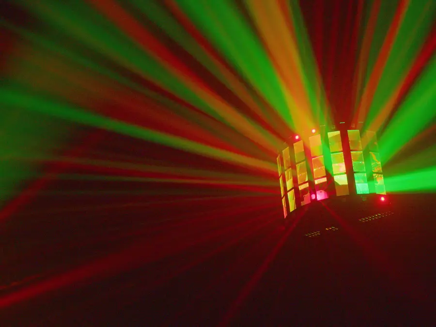 Eurolite LED Laser Derby MK3 AIR DMX Light Effect RG Laser Rotating 