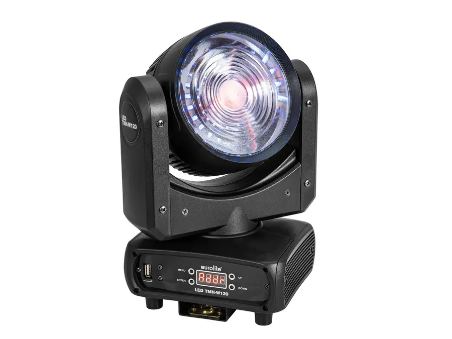 Eurolite LED TMH-W120 Hypno Head Compact Wash Light 120W RGB/WW Ring 