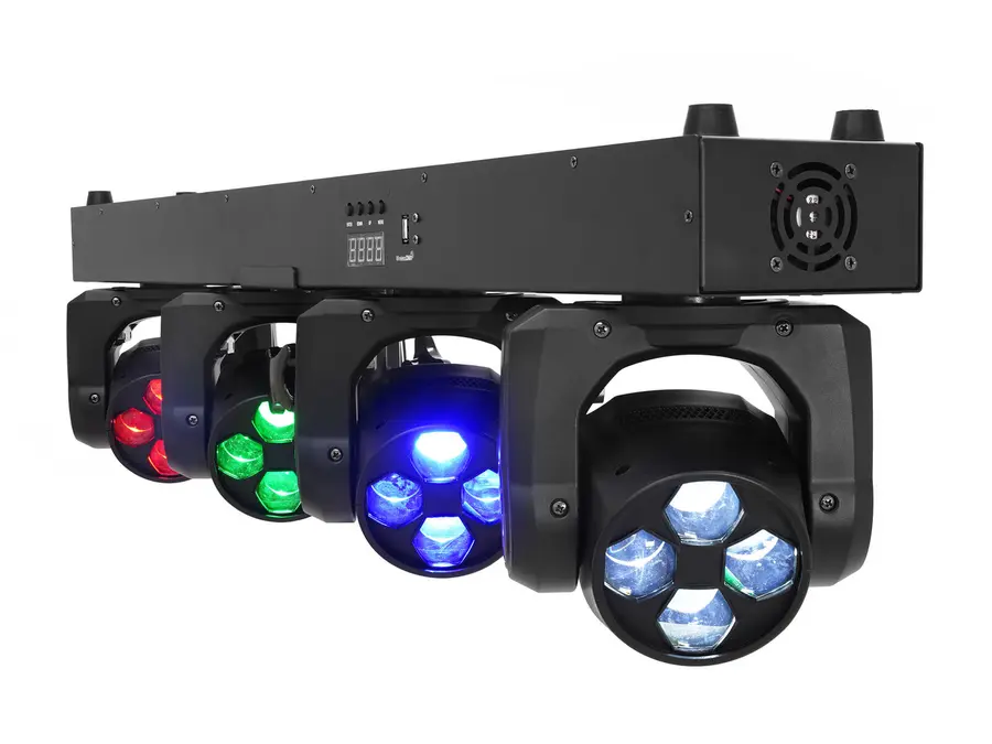Eurolite LED TMH Bar H240 Moving Head 4x 60W RGBW Wash Flower Hybrid Unit 