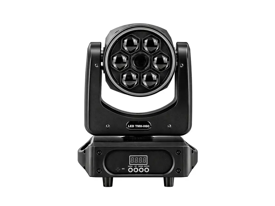 Eurolite LED TMH-H60 Hybrid Moving Head 60W Cold White LED Spot Wash Flower FX 