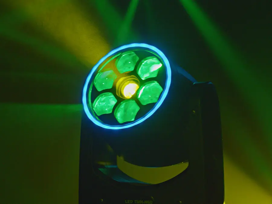 Eurolite LED TMH-H60 Hybrid Moving Head 60W Cold White LED Spot Wash Flower FX 