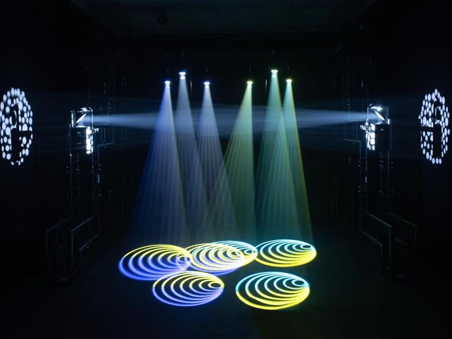 Eurolite LED TSL-1500 Scan 150W White LED Gobo Wheel 4-Facet Prism 