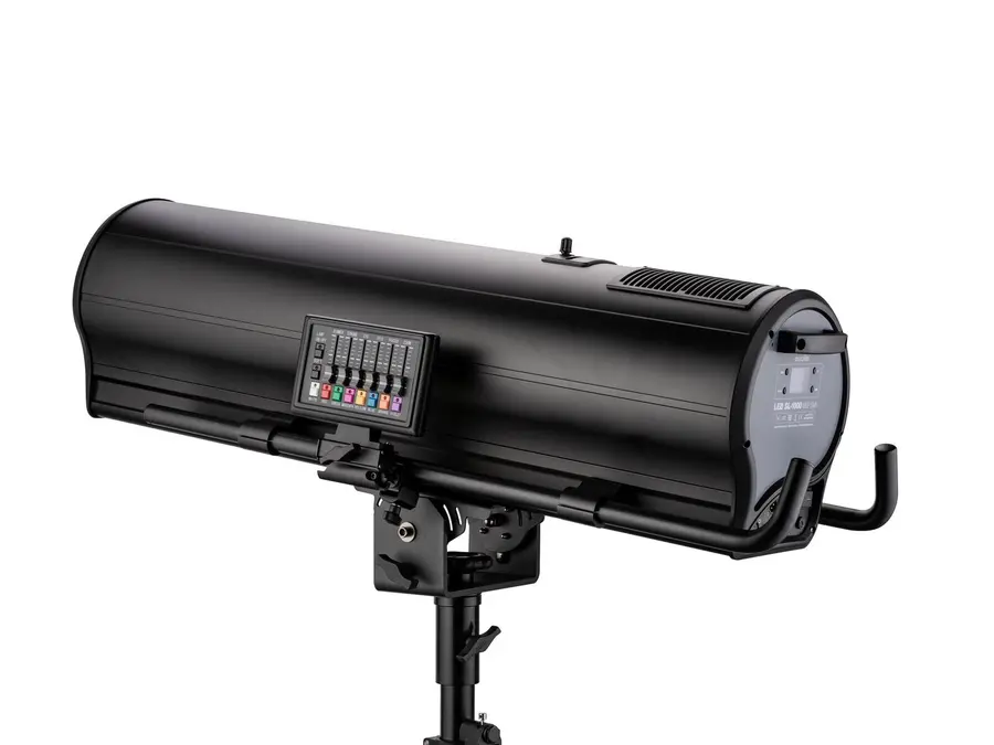 Eurolite LED SL-1000 MFZ Followspot Cold White 1000W Light Incl Flightcase 