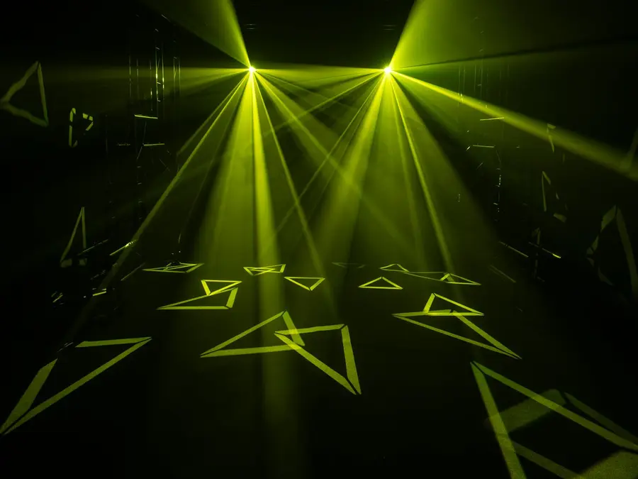 Eurolite GoFlow 100 Gobo Flower 100W COB LED 8-Ch DMX Wireless FX Light 