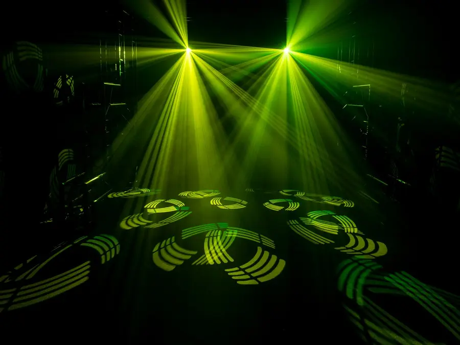Eurolite GoFlow 100 Gobo Flower 100W COB LED 8-Ch DMX Wireless FX Light 