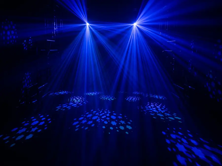 Eurolite GoFlow 100 Gobo Flower 100W COB LED 8-Ch DMX Wireless FX Light 