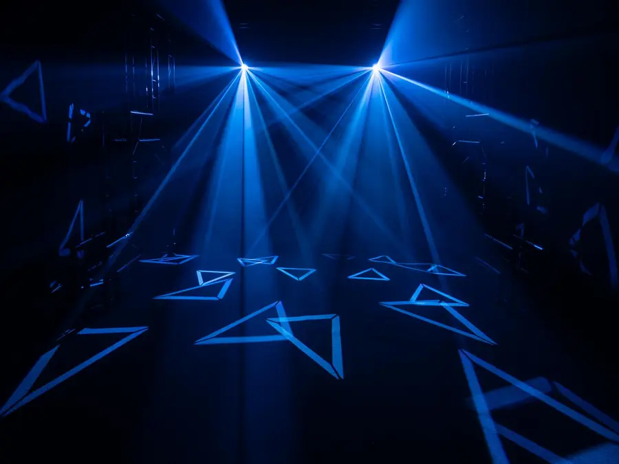 Eurolite GoFlow 100 Gobo Flower 100W COB LED 8-Ch DMX Wireless FX Light 