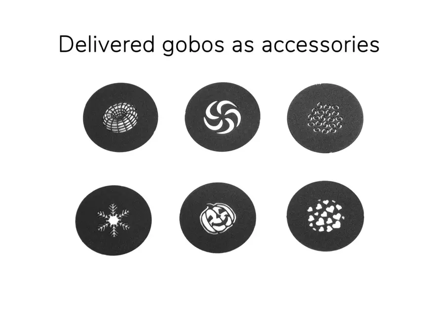 Eurolite GoFlow 100 Gobo Flower 100W COB LED 8-Ch DMX Wireless FX Light 