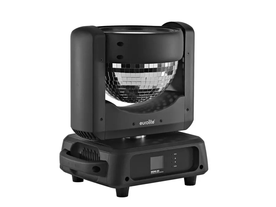 Eurolite MDM-50 Moving Double Mirror Rotating Dual Facet Motorized Mirror Box 