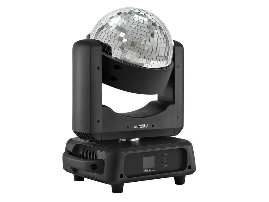 Eurolite MDM-50 Moving Double Mirror Rotating Dual Facet Motorized Mirror Box 