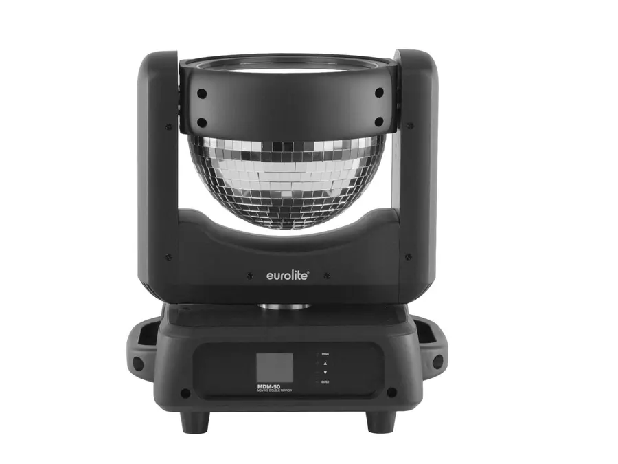 Eurolite MDM-50 Moving Double Mirror Rotating Dual Facet Motorized Mirror Box 