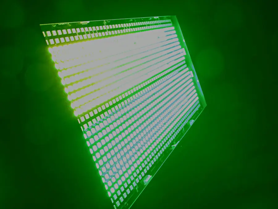 Eurolite LED Super Pix Strobe 864 Panel Multidirectional Flash Blinder RGB 
