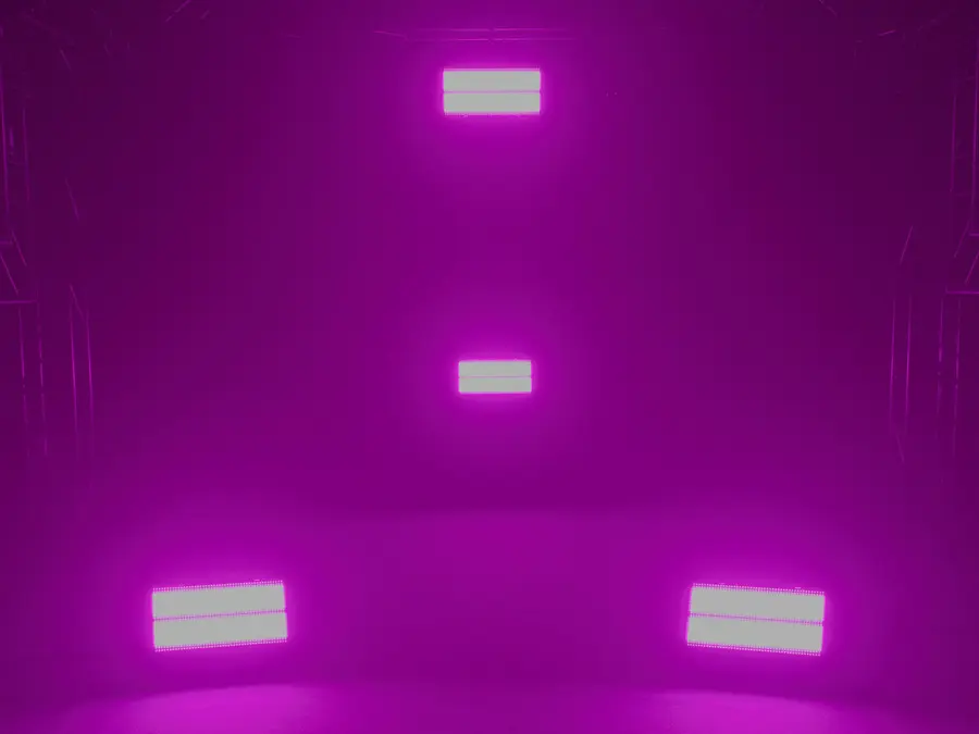 Eurolite LED Super Pix Strobe 864 Panel Multidirectional Flash Blinder RGB 