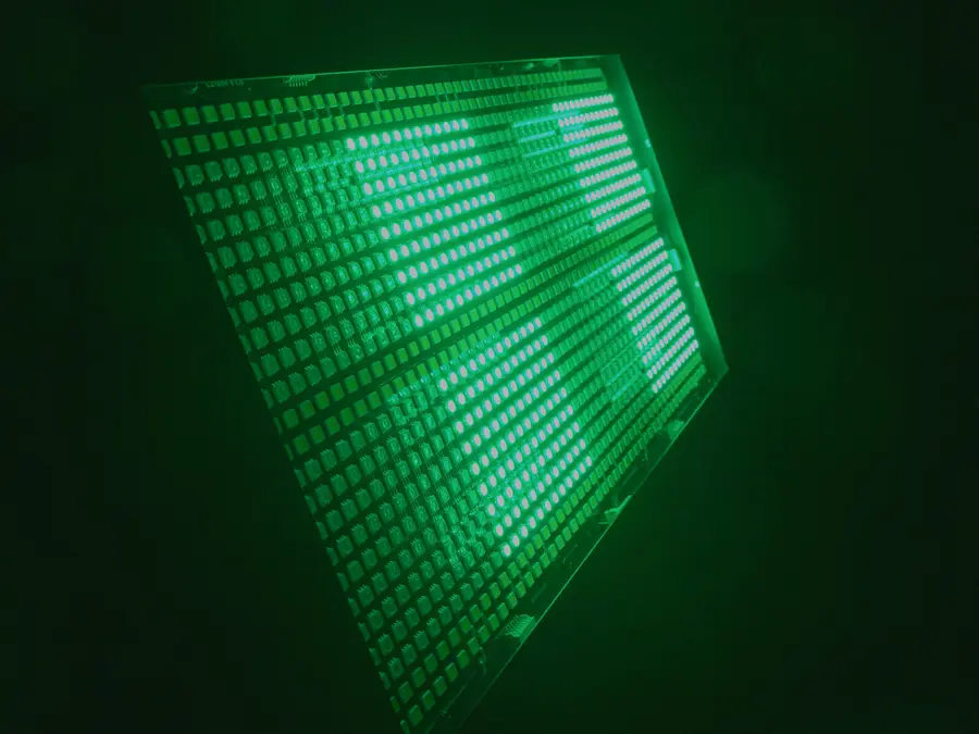 Eurolite LED Super Pix Strobe 864 Panel Multidirectional Flash Blinder RGB 