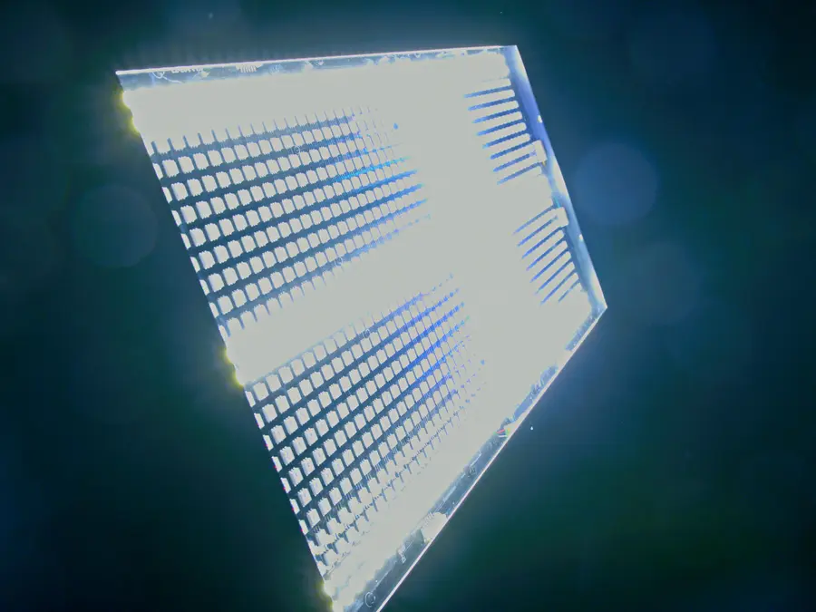 Eurolite LED Super Pix Strobe 864 Panel Multidirectional Flash Blinder RGB 