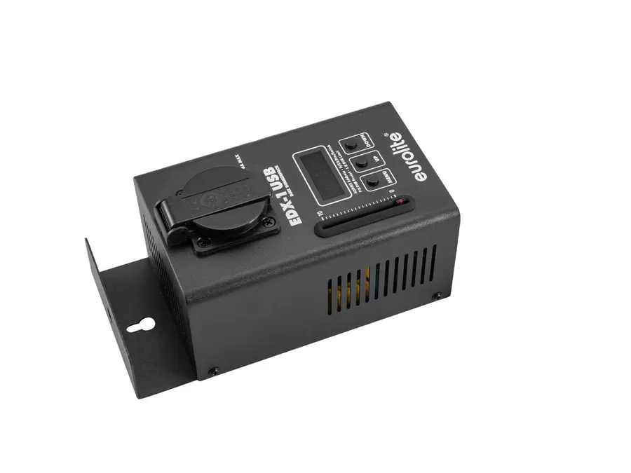 Eurolite EDX-1 DMX USB Dimmer Pack 1-Ch Switch Wall Mount QuickDMX Port 