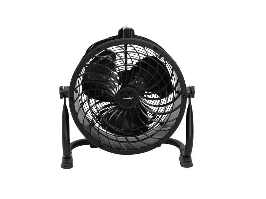 Eurolite AF-9 Universal Floor Fan 50cm High-Velocity Metal Chrome Drum 