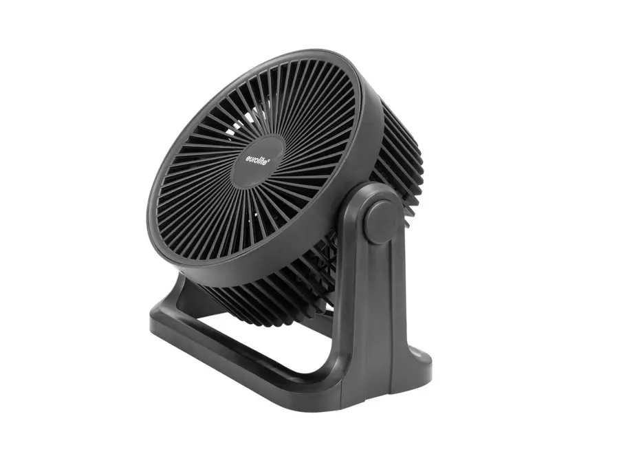 Eurolite Akku AF-10 Mini Silent Fan 23cm Cordless Portable Desk Blower 11.5h 
