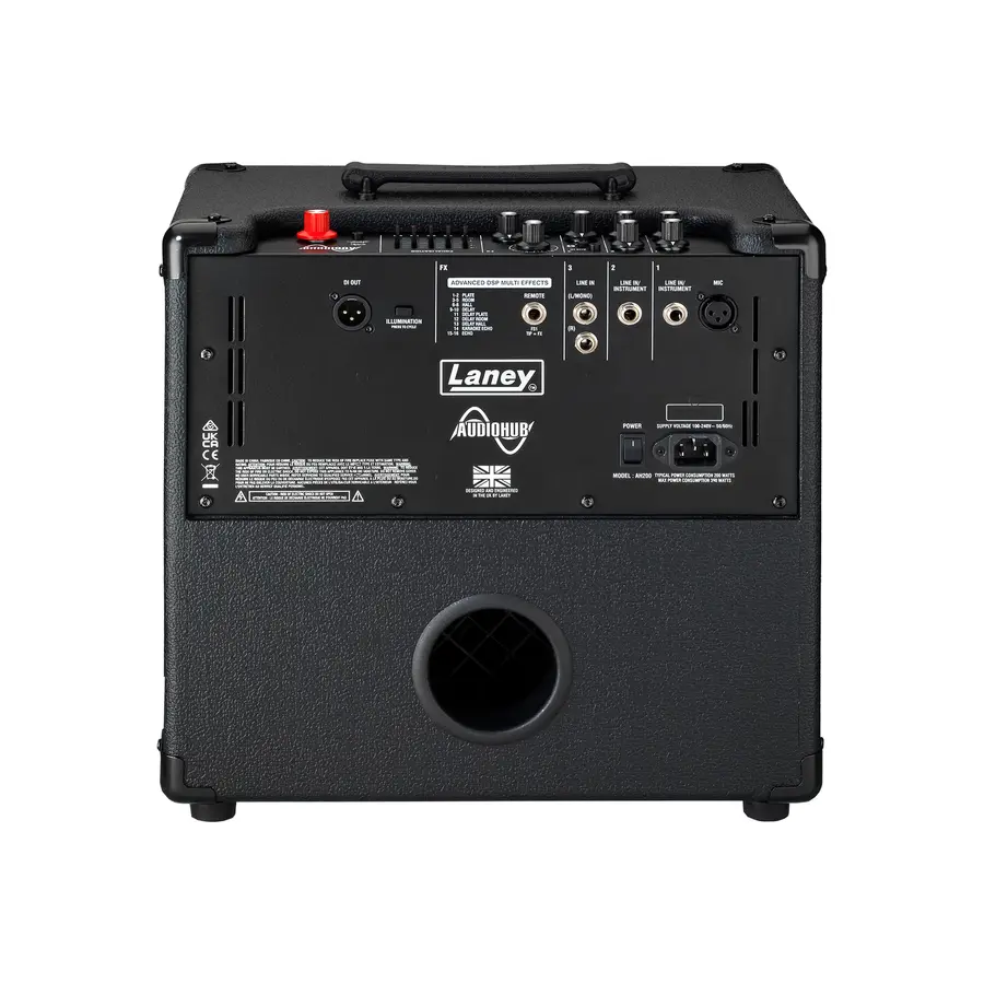 Laney AH-60 Audiohub Combo Amp 60W Multi-Input 3-Ch Mixer System 