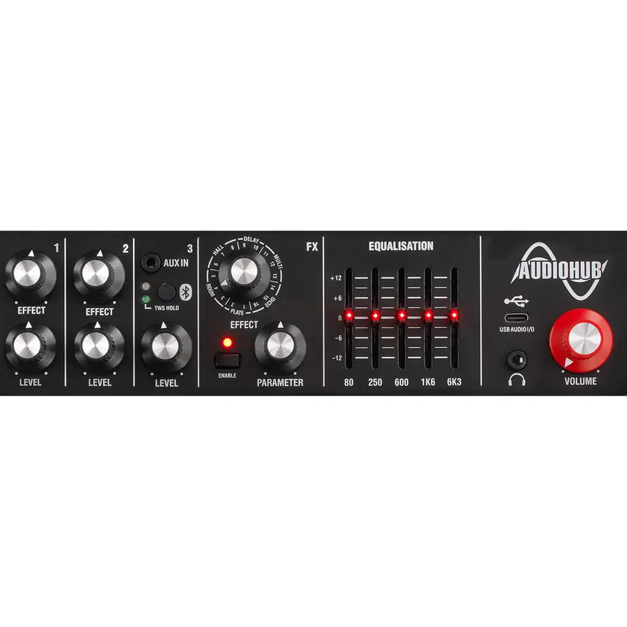 Laney AH-60 Audiohub Combo Amp 60W Multi-Input 3-Ch Mixer System 