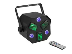 Eurolite LED FE-300 Flower Effect Hybrid Blacklight Spotlight w/ RC