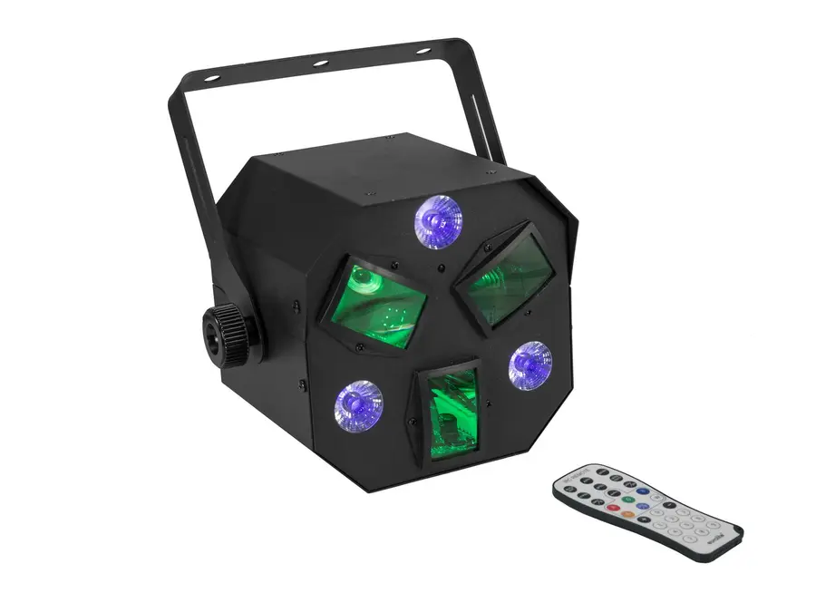 Eurolite LED FE-300 Flower Effect Hybrid Blacklight Spotlight w/ RC 