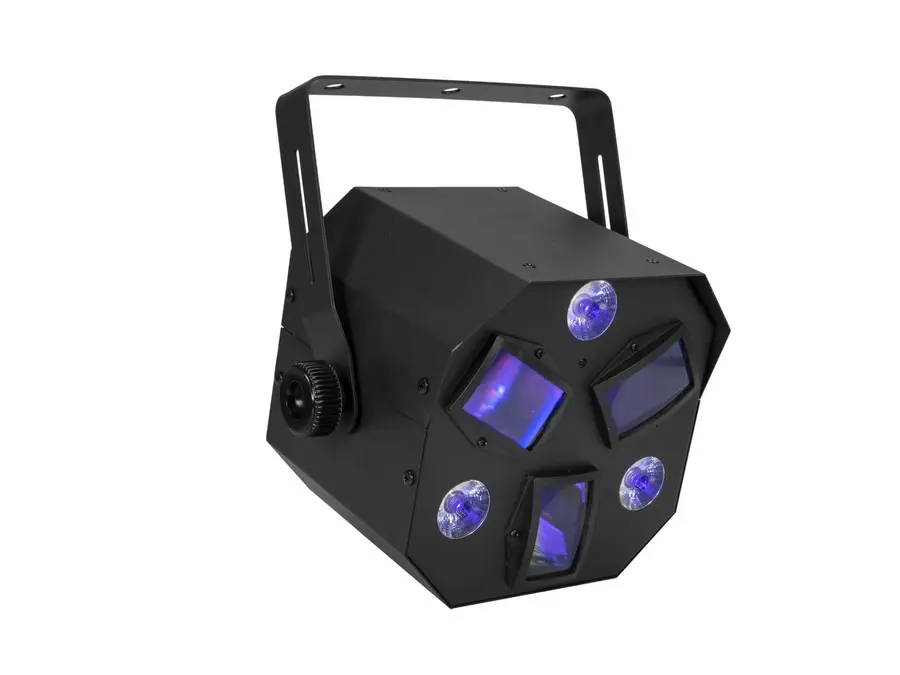 Eurolite LED FE-300 Flower Effect Hybrid Blacklight Spotlight w/ RC 