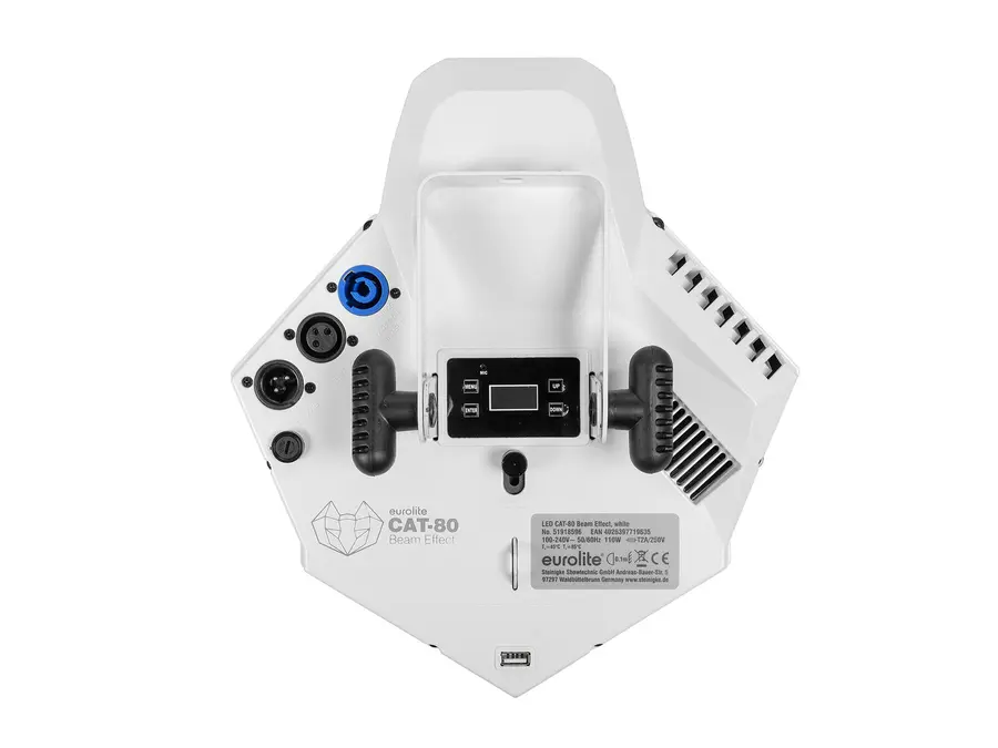 Eurolite LED CAT-80 Beam Effect 80W COB Cool White Gobo Wheel Shell 