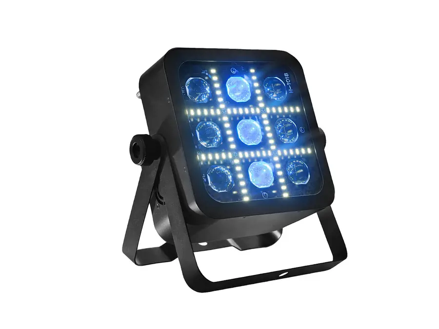 Eurolite LED BP-9 Panel RGBW+CW Spotlight 9x Controllable Beams 4 Seg 