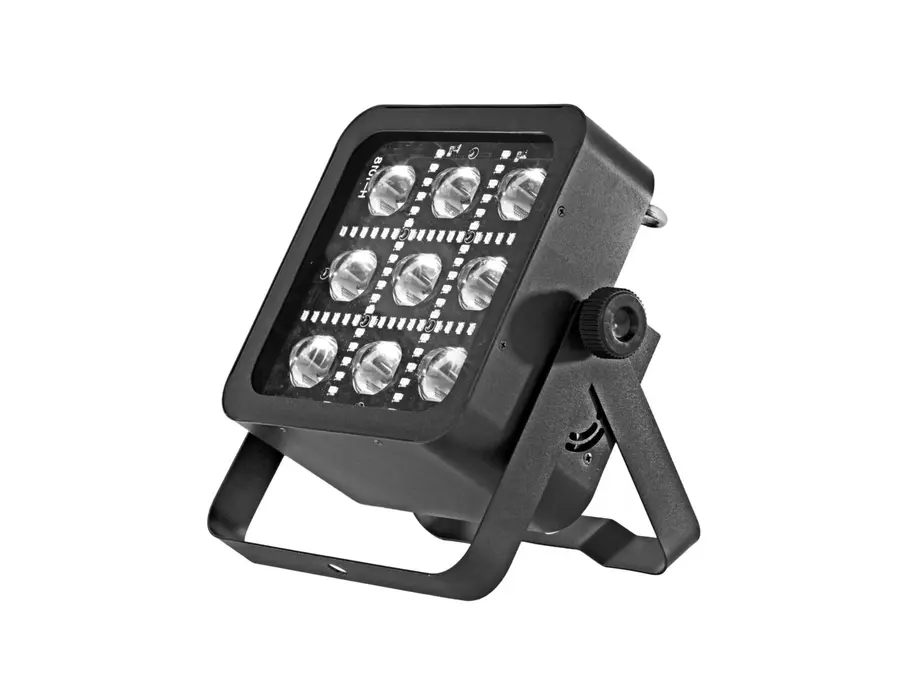 Eurolite LED BP-9 Panel RGBW+CW Spotlight 9x Controllable Beams 4 Seg 