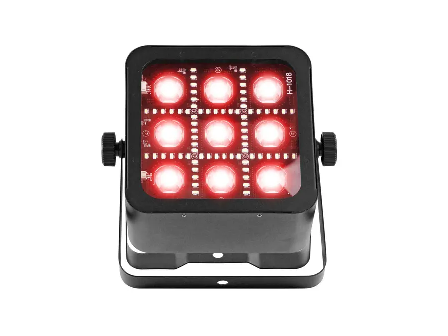 Eurolite LED BP-9 Panel RGBW+CW Spotlight 9x Controllable Beams 4 Seg 
