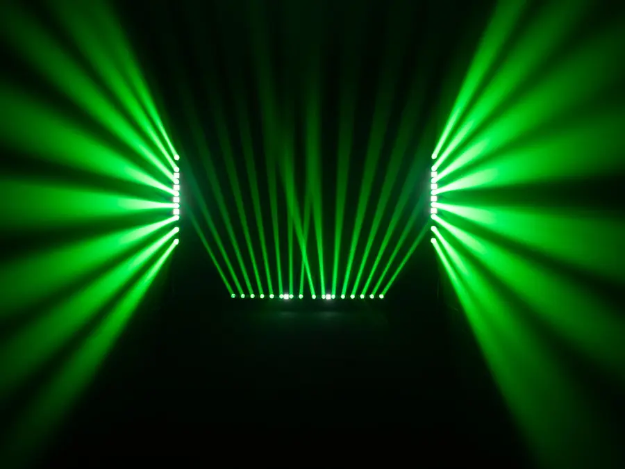 Eurolite LED BAR-8 SWING QCL Bar Tiltable Strip 8 Beams Strobe Effect 