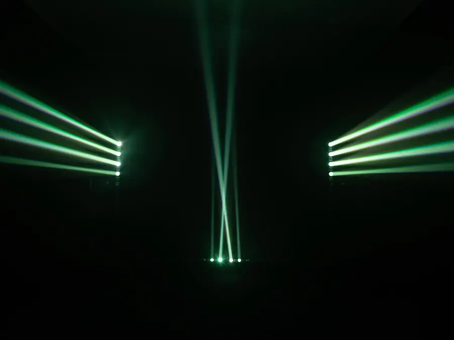 Eurolite LED BAR-8 SWING QCL Bar Tiltable Strip 8 Beams Strobe Effect 