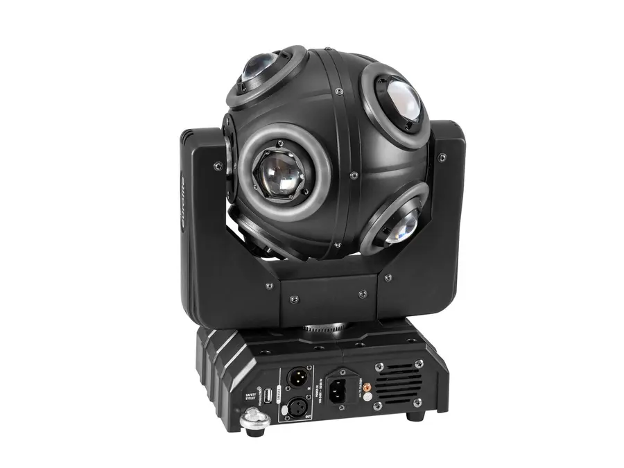 Eurolite LED B-100 Hypno Ball Effect RGBW Color Mixing w/ 8 RGB Rings 