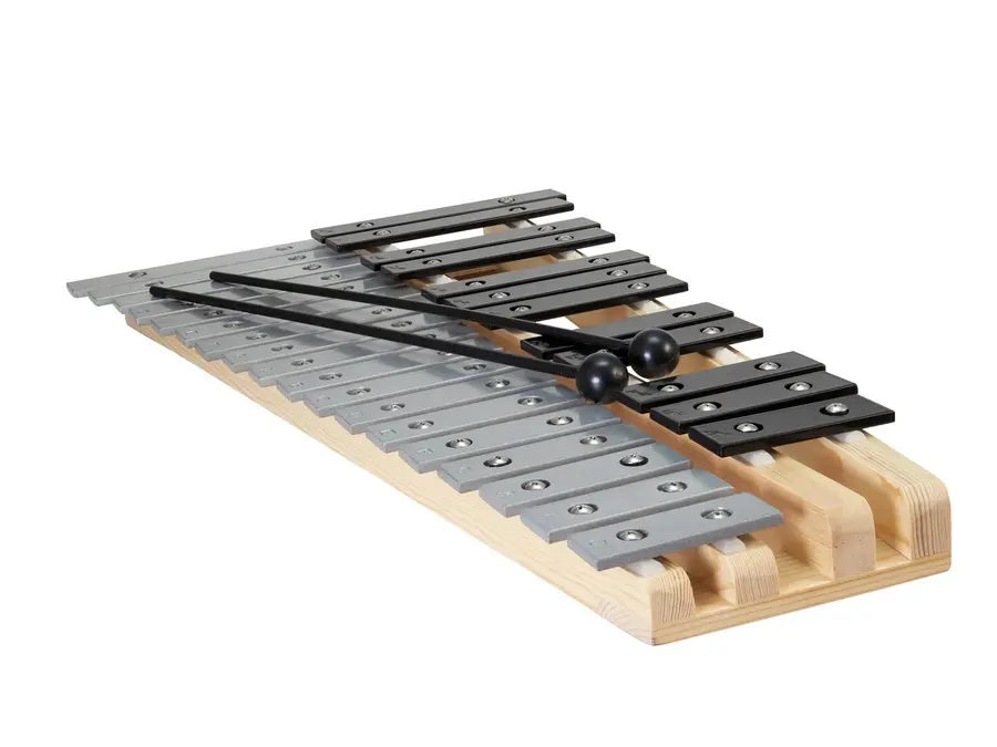 Dimavery Metallophone 30B G-C range; double-row chromatic scale 